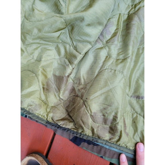 Vintage LAKEVIEW SPORTSWEAR Military CAMO Field Jacket Men's XL Insulated - Picture 15 of 16